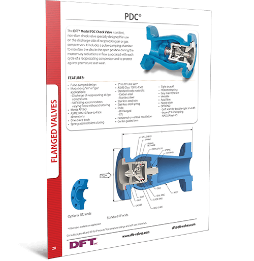 PDC Check Valve Cut Sheet