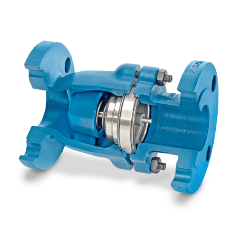 Excalibur valve in blue with metal casing