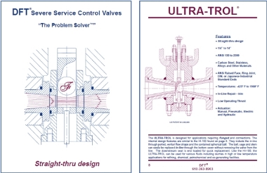 DFT Severe Service Control Valves