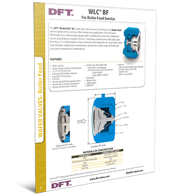 WLC® BF Check Valve Cut Sheet